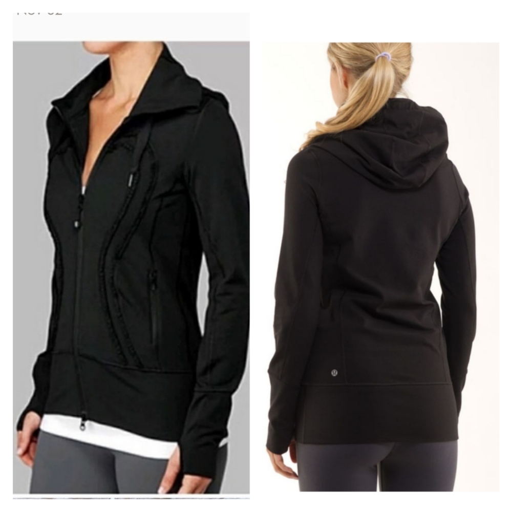 Lululemon Stride Jacket with Ruffle Trim - Limited Edition - Black